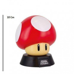 Lampara 3D Seta Super Mario