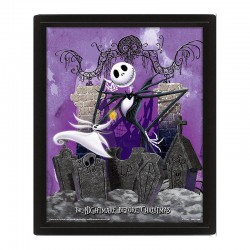 Cuadro 3D Graveyard The Nightmare Before Christmas