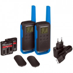 Walkie pack de 2 Uds Motorola Talkabout T62 Go Discover Azul