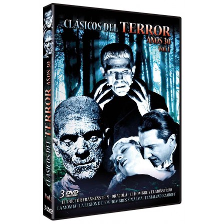 Clásicos del Terror Años 30 - Volumen 1 - DVD