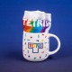 Vdj - Tetris  - Taza - Y Calcetin