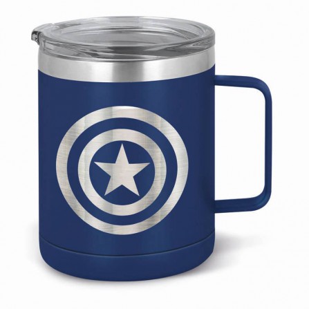 Marvel - Taza - Termo Acero Inoxidable Cap America 380Ml 