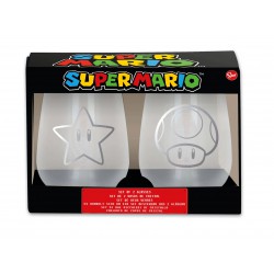 Super Mario - Vaso - Set De 2 Cristal B 510Ml 