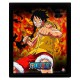 Cuadro 3D One Piece Brothers Burning Rage