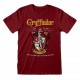 Camiseta Harry Potter Gryffindor Red Crest - M