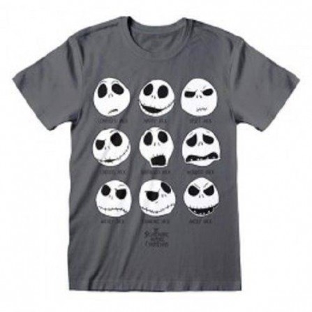 Camiseta Nightmare Before Christmas Many Faces - L