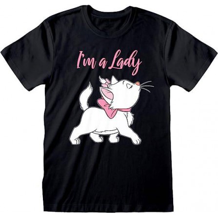 Camiseta Aristocats   I am a lady  Unisex  S