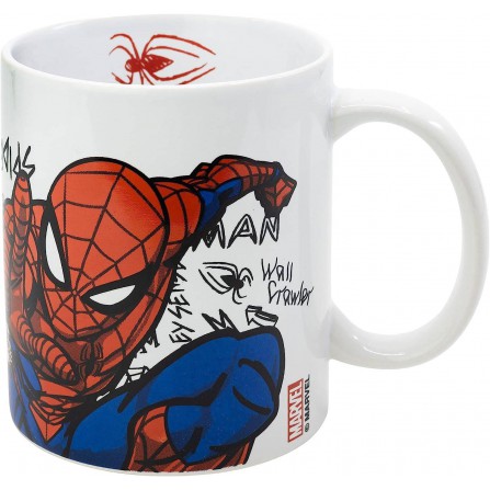 Taza de cerámica de 325 ml en caja regalo de Spider-man