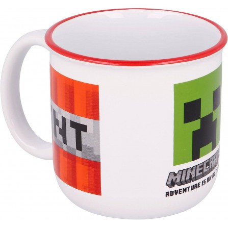 Taza globe de cerámica de 380 ml de Minecraft