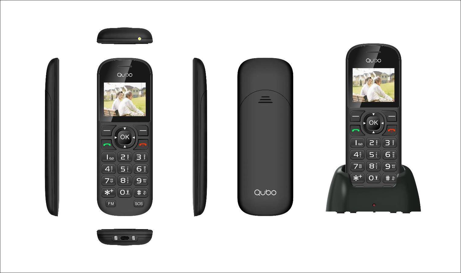 Qubo P180 Black / Móvil 1,77 con Ofertas en Carrefour