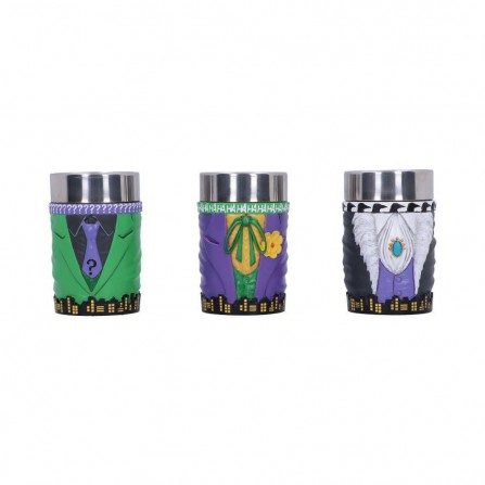 Pack 3 Vasos Chupitos  Batman Supervillain