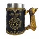 Jarra negra y dorada Assassins creed through the ages tankard