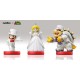 Amiibo 3 Figuras Super Mario Odyssey - Bowser Mario Peach - Wii 