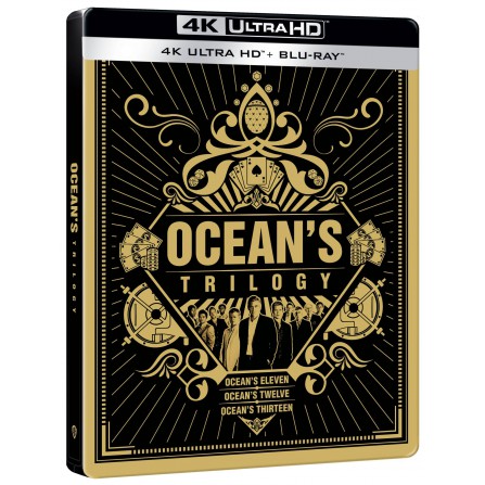 Ocean's Pack 1-3 (4K UHD + Blu-ray) (Ed. especial metálica)