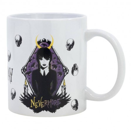 Taza ceram.325ml caja regalo wednesday