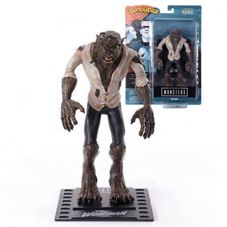 Figura maleable El Hombre Lobo Bendyfigs 17 cm