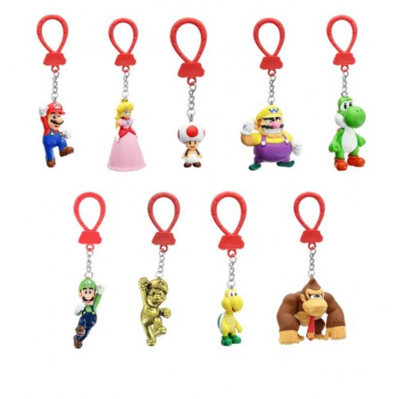 Llavero Super Mario Buddies CDU of 24pcs