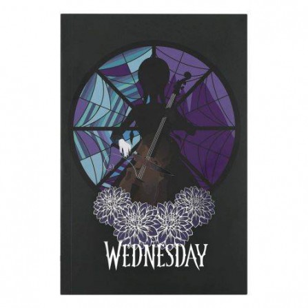 Cuaderno de tapa blanda Wednesday  cello