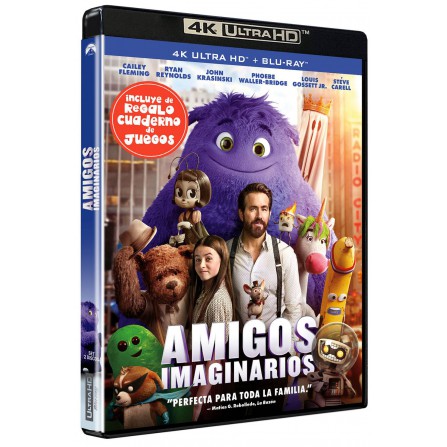 Amigos imaginarios (4K UHD + Cuaderno)