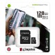 Tarjeta de memoria Micro SD Kingston CANVAS Select Plus 128GB CL10 UHS-i + Adaptador