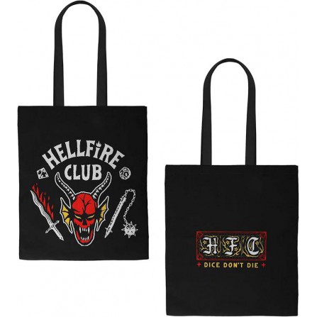 Bolsa tela Stranger Things hellfire club