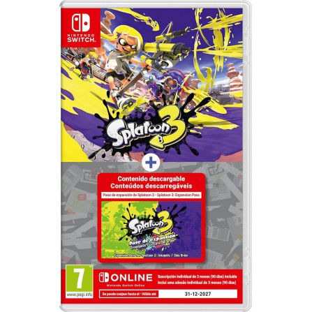 Splatoon 3 + expansion pass + 3 mont - SWI