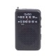 Radio Portátil Mini Qubo RS-1 Negro