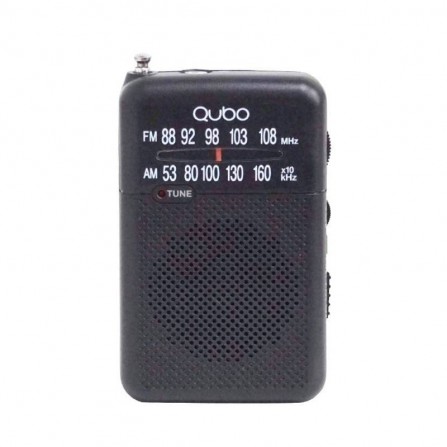 Radio Portátil Mini Qubo RS-1 Negro