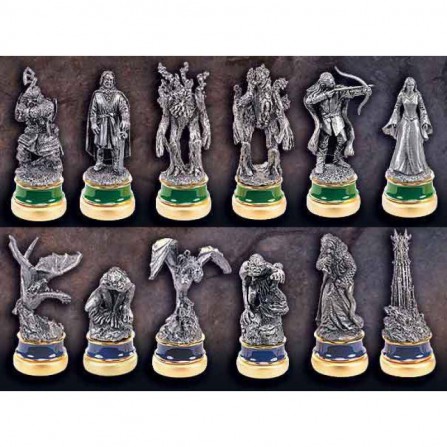 Lotr - Ajedrez Señor de los Anillos - the two towers character package - Merchan