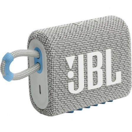 Altavoz JBL Go 3 BT IP67 5h USB C Blanco