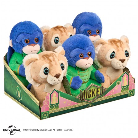 Pack peluches Wicked: Chistery y Cowardly Lion Cub