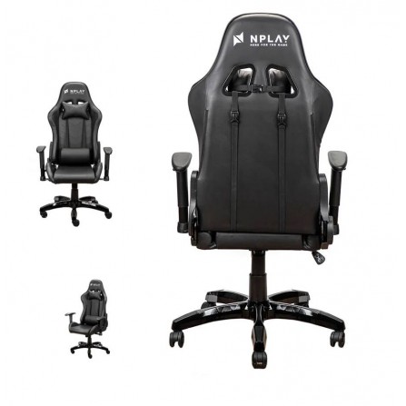 Silla  gaming nplay rule 4.1 negra - PS5