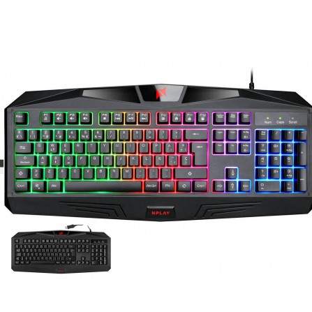 Teclado gaming nplay control 3.0 es - PC