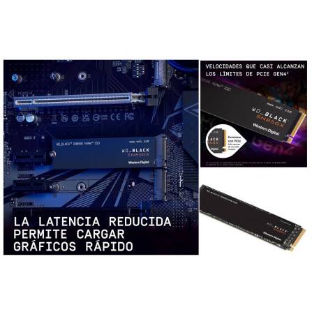 Disco SSD Western Digital Black SN850X 2TB sin disipador