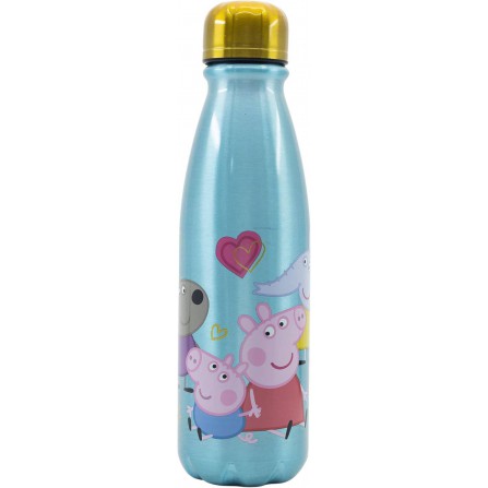 Botella alu.infantil 600ml peppa pig