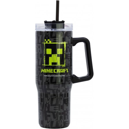 Taza termo xl acero inox.940ml minecraft