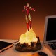 Lampara diorama iron man volando 18cm