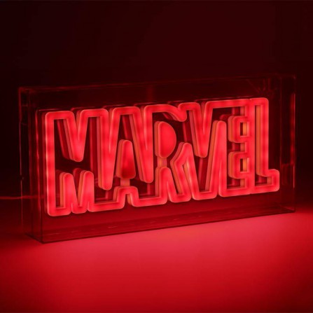 Lampara led neon logo marvel