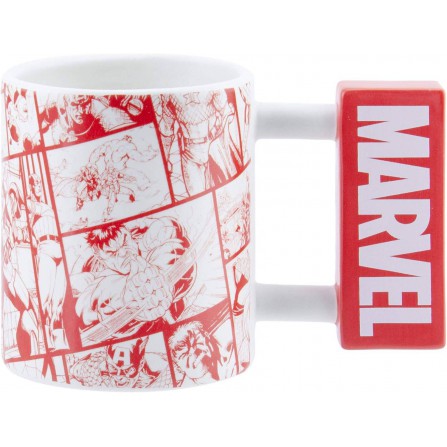 Taza 3d marvel logo