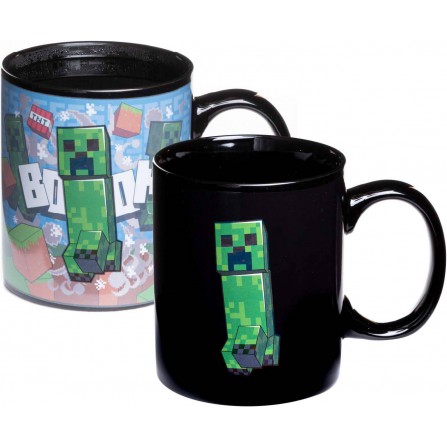 Taza ceramica minecraft con dibujo