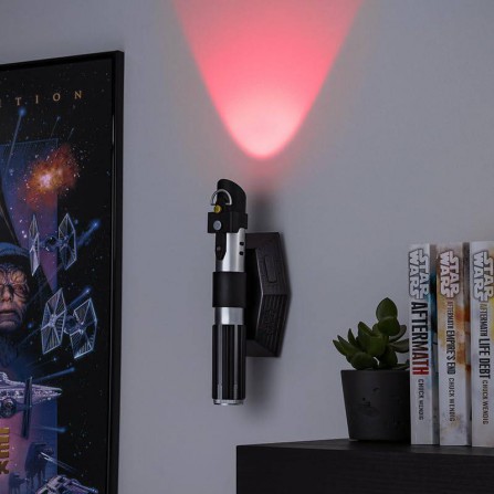 Lampara pared sable laser darth vader