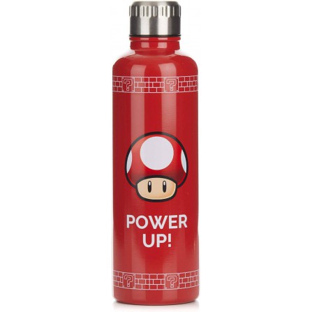 Botella meta. super mario power up 600ml