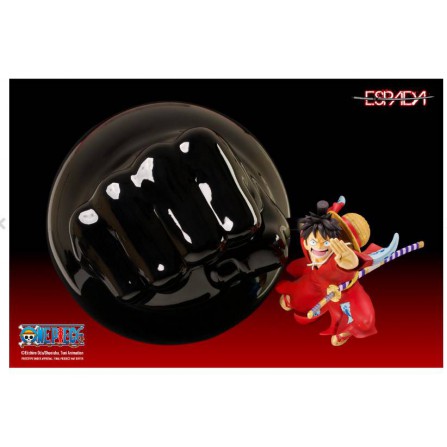 Figura one piece monkey d. luffy wall