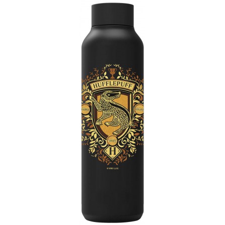 Bot.termo inox black 630ml hp hufflepuff