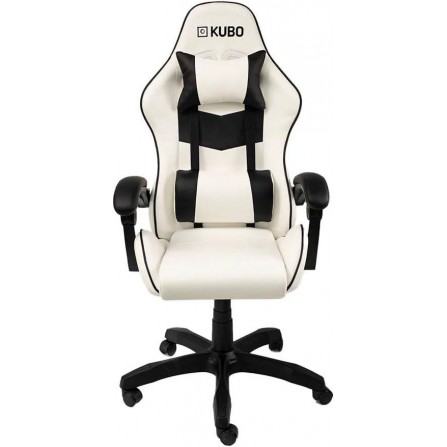 Silla gaming Kubo blanca y negra - Reacondicionado