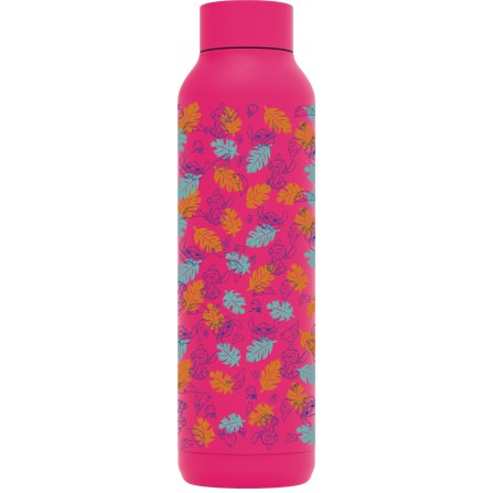 Botella termo inox pink 630ml stitch trop.