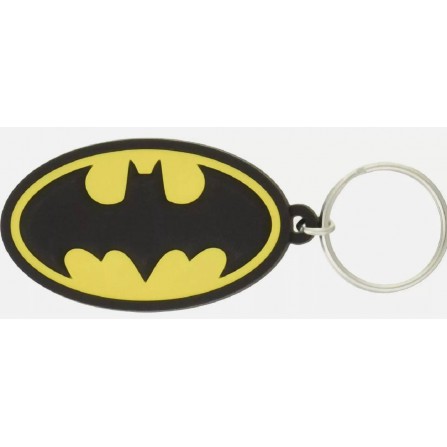 Llavero dc Batman logo pvc soft ring