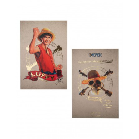 Cuaderno de tapa blanda luffy