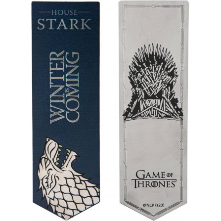 Marcador metalico house stark