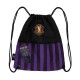 Bolsa Drawstring acad.nevermore purpura